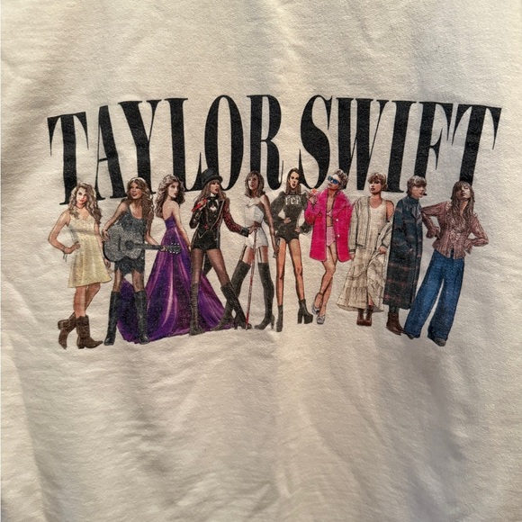 Taylor Swift Midnights Eras Graphic Sweatshirt Size Large - Picture 3 of 4